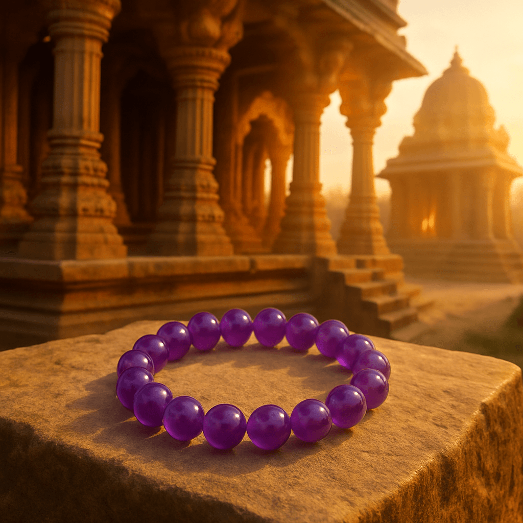Amethyst Stone Bracelet – Natural Crystal for Peace, Protection & Spiritual Growth - Image 2
