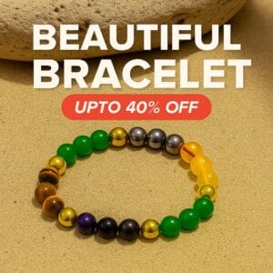 Dhan Shakti Bracelet – Attract Wealth, Prosperity & Positive Energy + free jibu coin