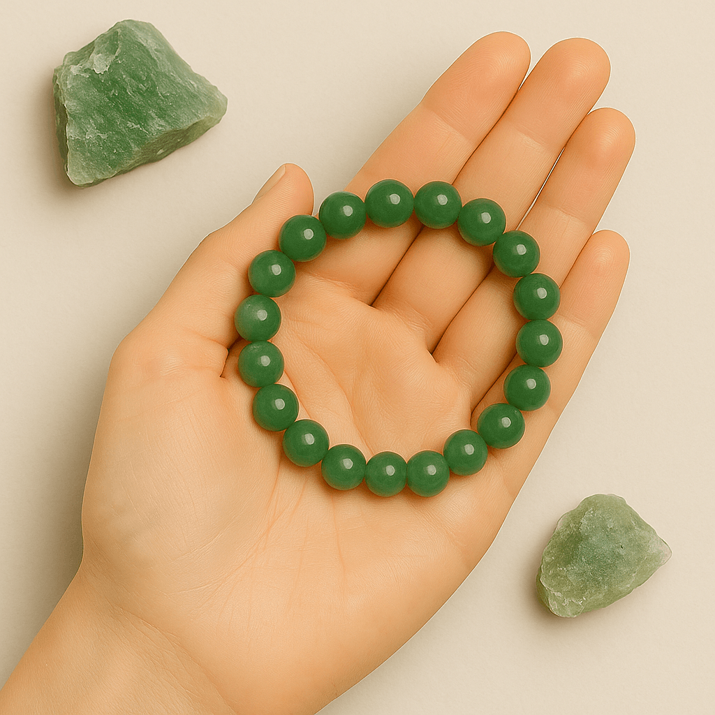 Green Aventurine Bracelet – Natural Crystal for Prosperity, Luck & Healing - Image 4